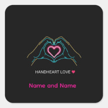 Lyxpar Realistiskt Hand i Hand Guldring An