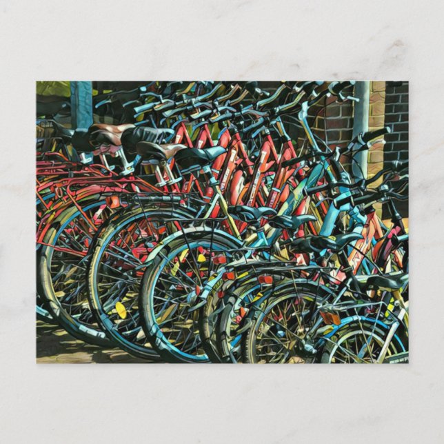 Lyxpresenter för cyklister vykort (Framsida)
