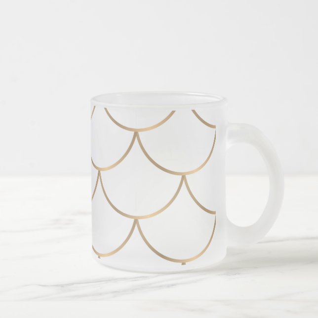 Lyxprydnadsföremål 2 frostad glasmugg (Höger)