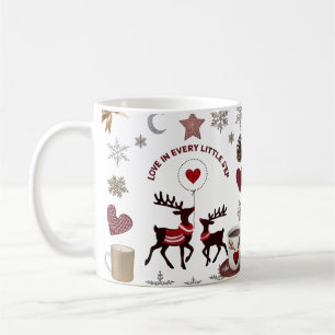 Lyxrenmommy & Baby "Kärlek i varje litet steg" Kaffemugg