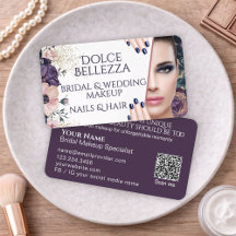 Lyxrosa lila blomsterbröllopsmakeupartist