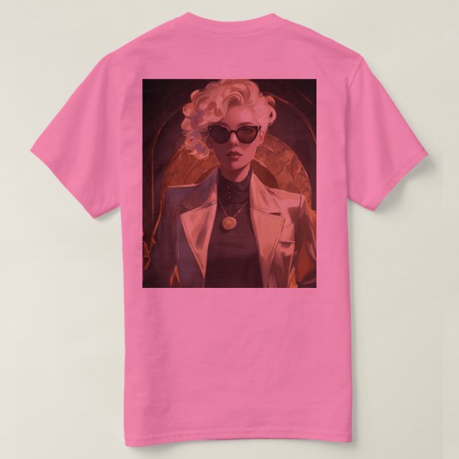 lyxutseende t shirt (Design baksida)