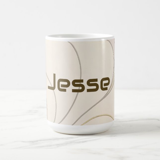 Lyxyoga Modernt Mönsterurval   Kaffemugg (Center)