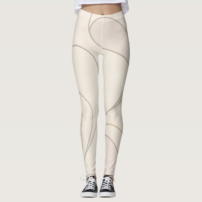 Lyxyoga Modernt Mönsterurval   Leggings (Framsida)