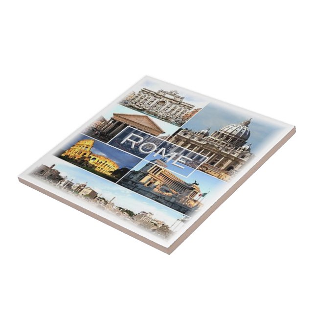 LZO002 ROME, Lazio, Italien Kakelplatta (Sidan)