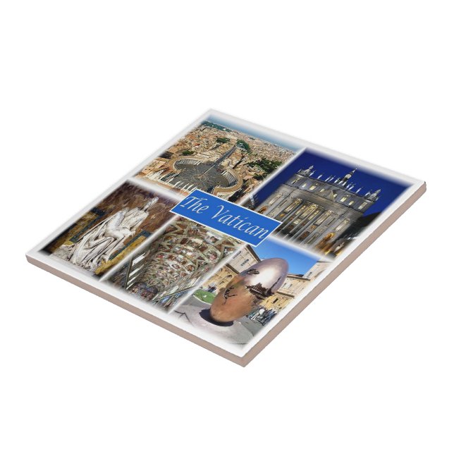 LZO004 VATICAN, Lazio, Italien, Kakelplatta (Sidan)