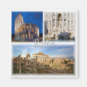 LZO005 ROME - Mosaic - Lazio - Italien - Fridge Magnet