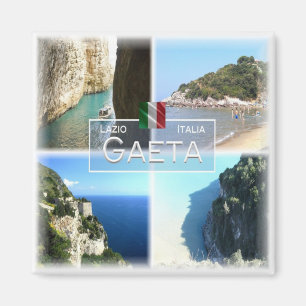 LZO015 GAETA, Mosaic, Lazio, Italien, Fridge Magnet
