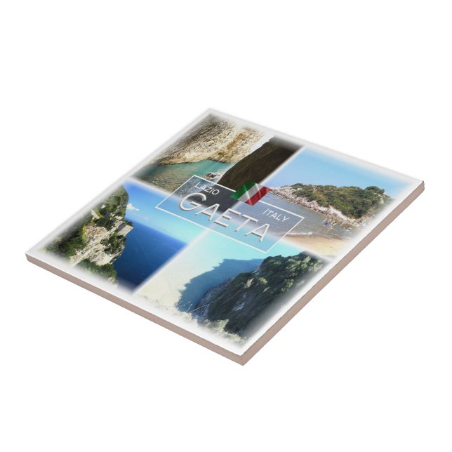 LZO032 GAETA, Mosaic, Lazio, Italien Kakelplatta (Sidan)