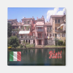LZO035 RIETI Houses of Rione Saint Lucia, Fridge Magnet