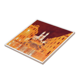 LZO051 PIAZZA DI SPAGNA, ROME by Natt. Kakelplatta