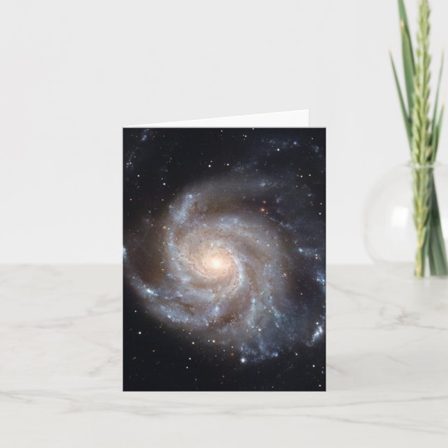 M101 Pinjul Galaxy (NGC 4547) Helgkort (Framsida)
