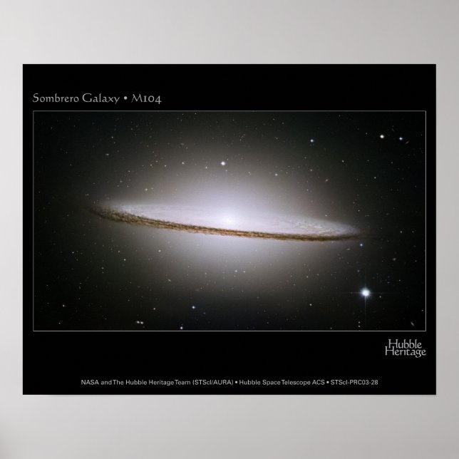 M104 Somalia Galaxy Poster (Framsidan)