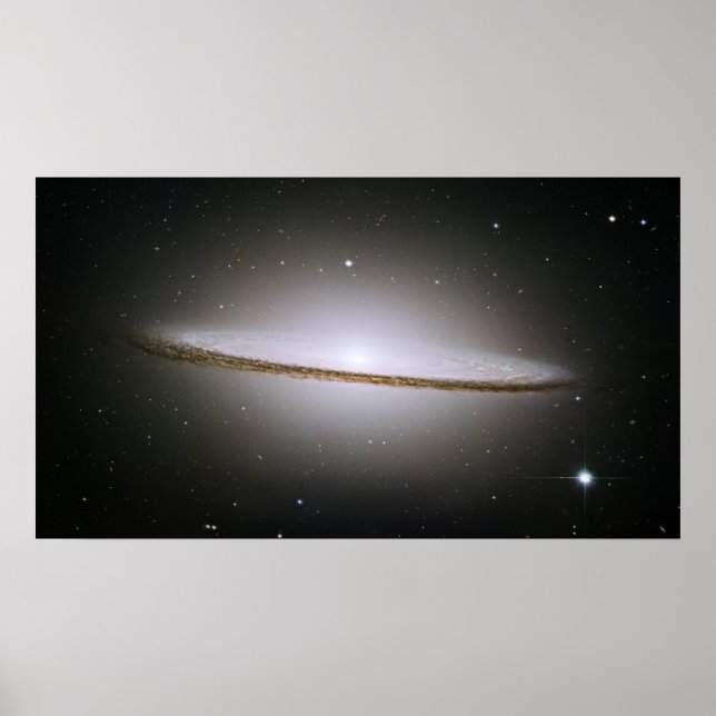 M104 Sombrero Galaxy - poster (Framsidan)