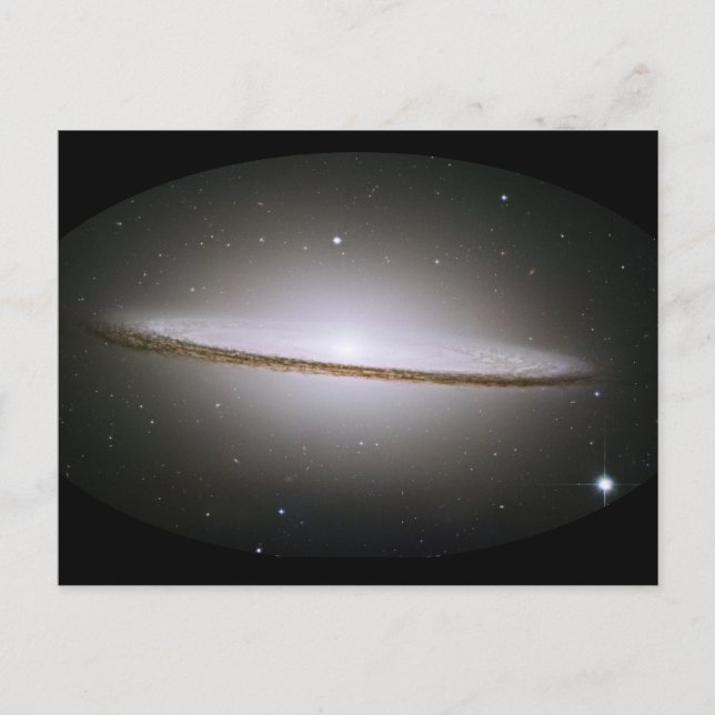 M104 Sombrero Galaxy Vykort (Framsida)
