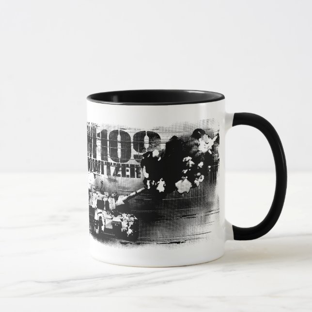 M109 howitzer 11 oz Ringer Mugg (Höger)