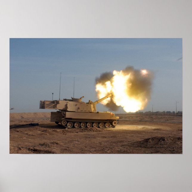 M109A6 Howitzer Poster (Framsidan)