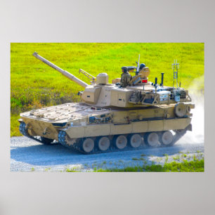 M10 BOOKER ARMORED FIGHTING FORDON POSTER