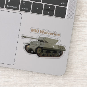 M10 Wolverine American WW2-Tank Förstörare Klistermärken