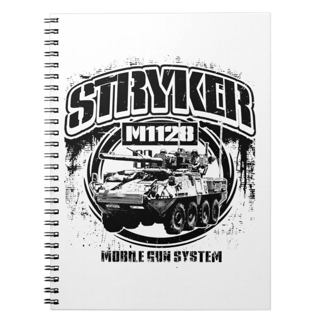 M1128 Stryker Mobile Gun System Anteckningsbok (Framsidan)