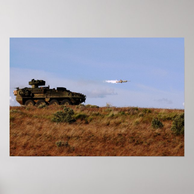 M1134 Anti-Tank Guided Missile Fordon Poster (Framsidan)
