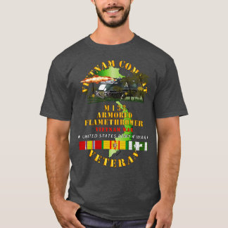 M132 Pansarflamkastare Vietnam Combat Vet w VN  T Shirt