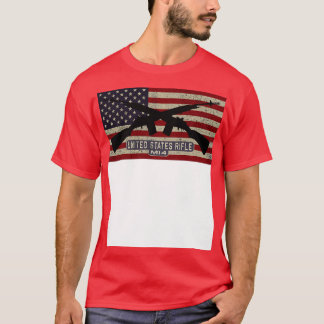 M14 Amerikanska Rifle-Flagga från Stater T Shirt