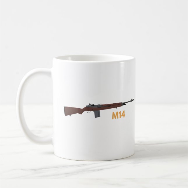 M14 Rifle Kaffemugg (Vänster)