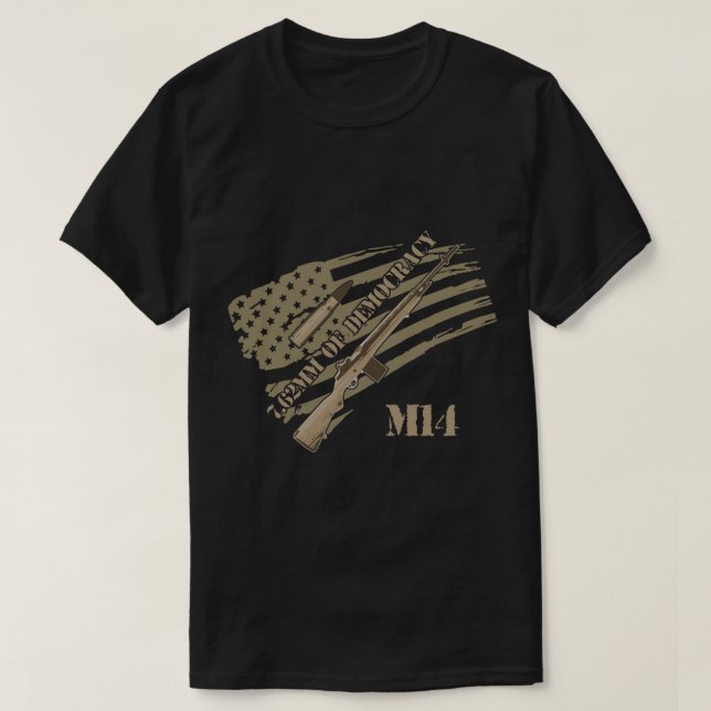 M14 roligt citat t shirt (Design framsida)