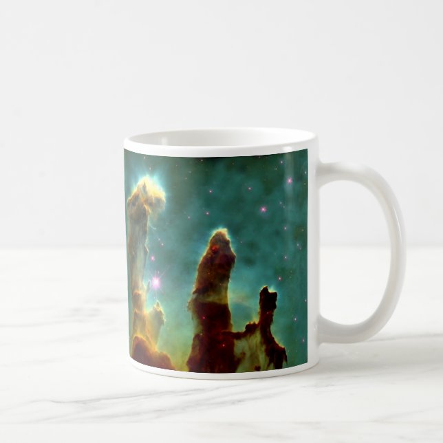 M16 Eagle Nebula eller Creation Pillars Kaffemugg (Höger)