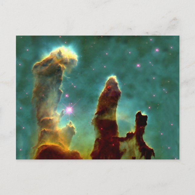 M16 Eagle Nebula eller Creation Pillars Vykort (Framsida)