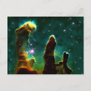 M16 Eagle Nebula eller Creation Pillars Vykort