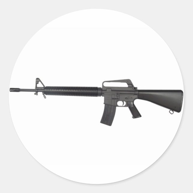 M16 RUNT KLISTERMÄRKE (Framsida)