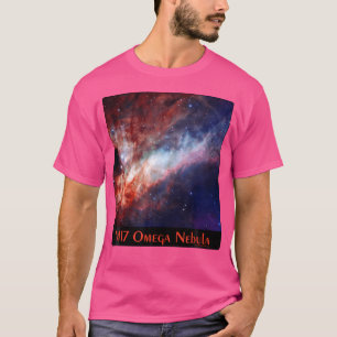 M17 Omega Nebula Messier Object 17 Space Astronomy T Shirt