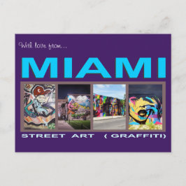 M190084 Miami Graffiti Vykort