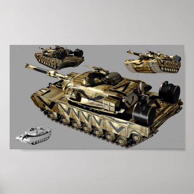 M1 ABRAHAMS POSTER (Framsidan)