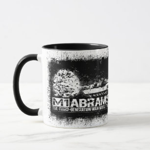 M1 Abrams 11 oz Ringer Mugg