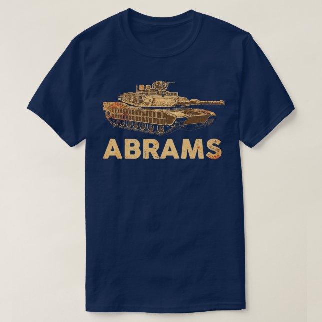 M1 Abrams American Tank3 T Shirt (Design framsida)