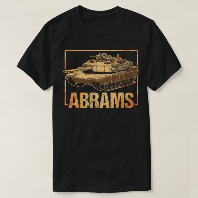 M1 Abrams American Tank 1 T Shirt (Design framsida)