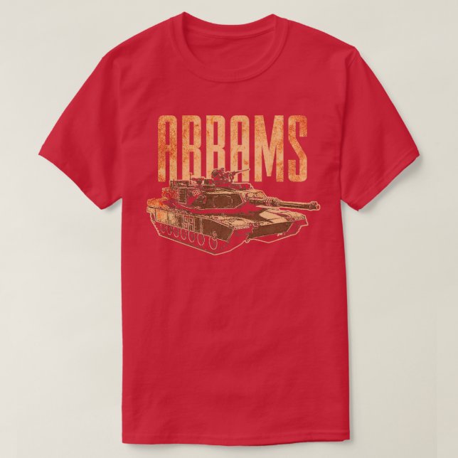M1 Abrams American Tank T Shirt (Design framsida)