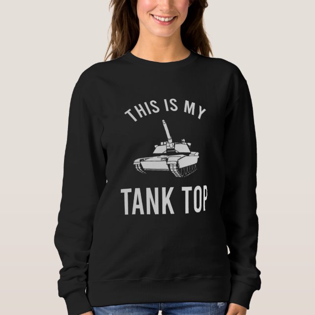 M1 Abrams Det här är min Tank Sarcastic MiliP Pun T Shirt (Framsida)