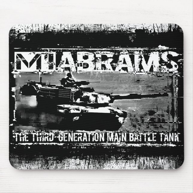 M1 Abrams Mousepad Musmatta (Framsidan)