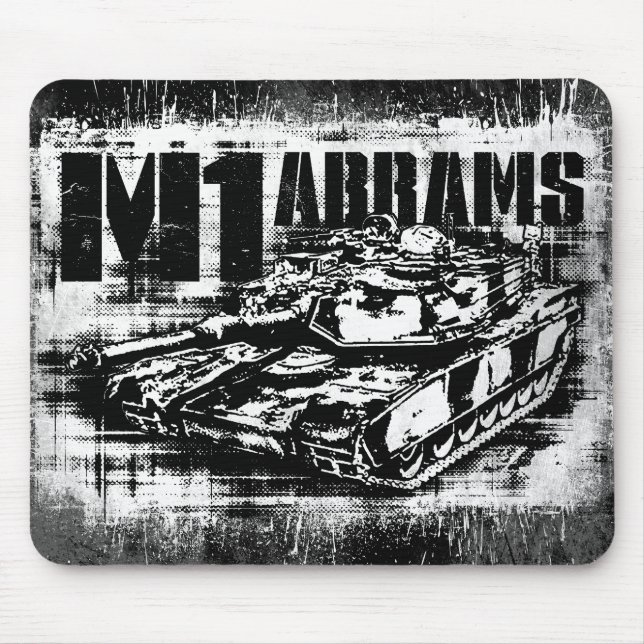 M1 Abrams Mousepad Musmatta (Framsidan)