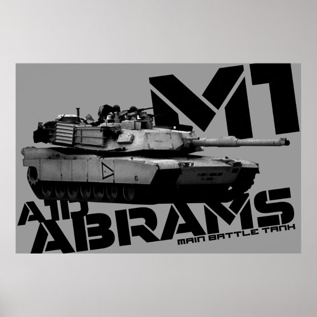 M1 Abrams Poster (Framsidan)