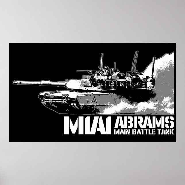 M1 Abrams Poster (Framsidan)
