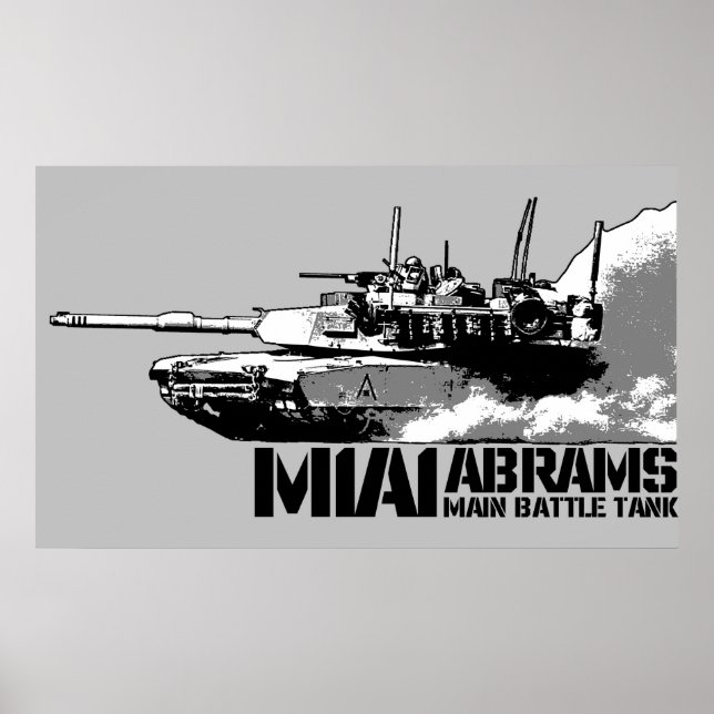M1 Abrams Poster (Framsidan)