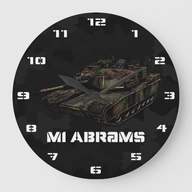 M1 Abrams Stor Klocka (Framsida)