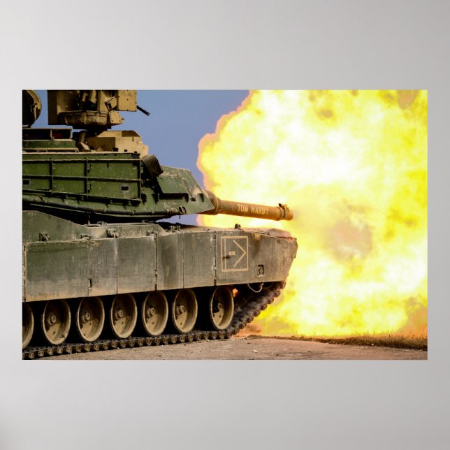 M1 Abrams Tank Poster (Framsidan)