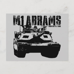 M1 Abrams Vykort