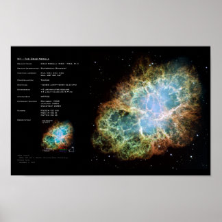 M1-Crab Nebula Poster